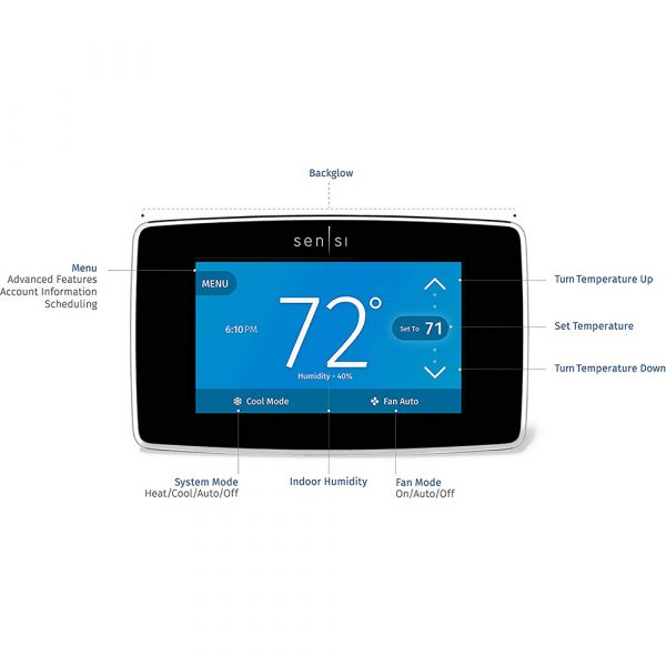 Emerson Sensi Touch WiFi Smart Thermostat