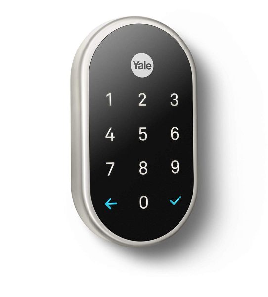 Google Nest x Yale Lock with Nest Connect, Satin Nickel