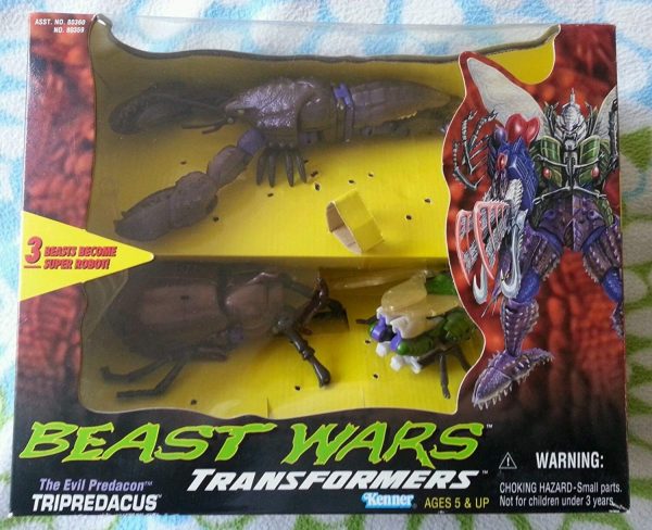 Beast Wars Predacon Combiner Tripredacus in Package