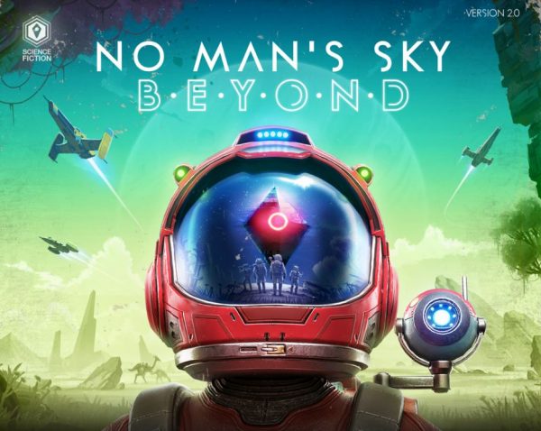 No Man's Sky VR banner that says "No Man's Sky BEYOND".