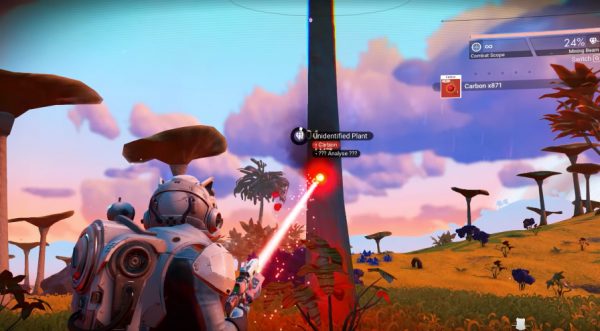 Farming Carbon Units in No Man's Sky