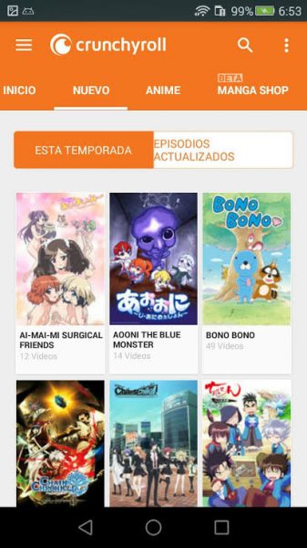 A look at Crunchyroll’s mobile app