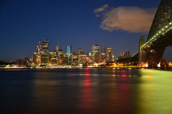 Catch Pokemon while looking over the Sydney harbour