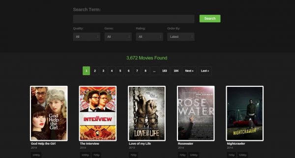 Yify online 2024 movies sites