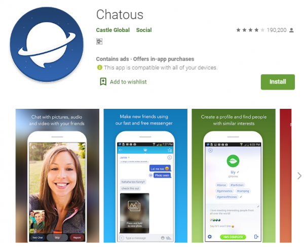 chatous on google play