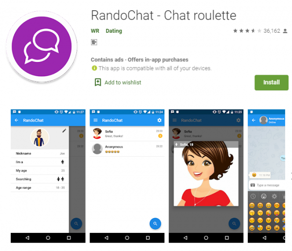 randochat google play