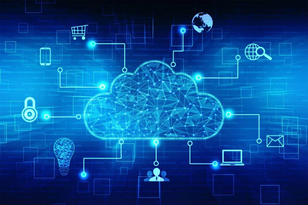  A conceptual representation of the evolution of cloud computing infrastructure, from traditional on-premises data centers to the modern hybrid and multi-cloud environments.