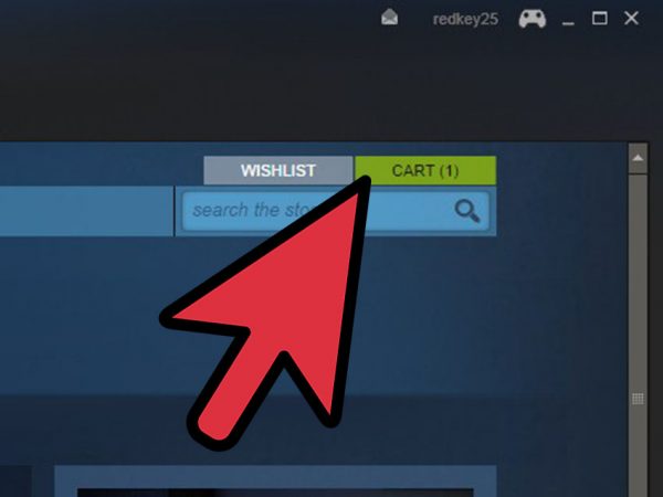 The sixth step to buying a game from Steam.