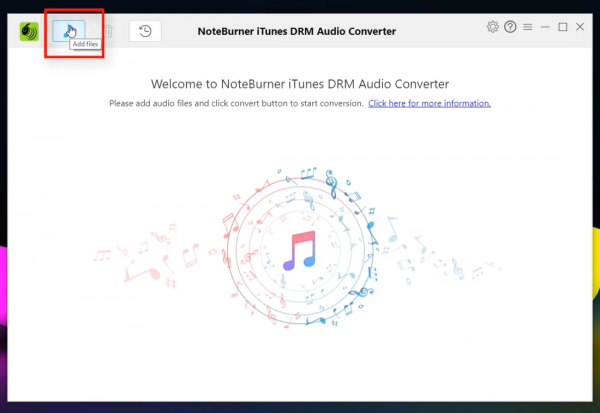 First step to downloading Apple Music using Noteburner.