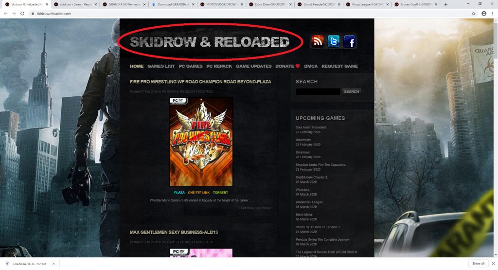 download games from skidrow reloaded