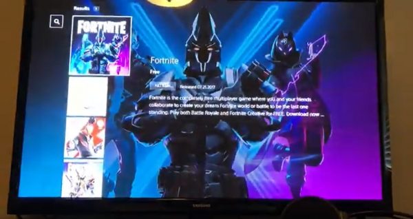 Fortnite is also available on PlayStation4