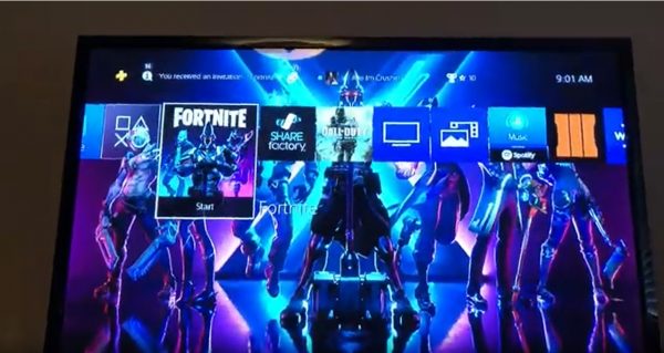 Fortnite is also available on PlayStation4