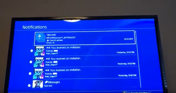 PS4 Notifications