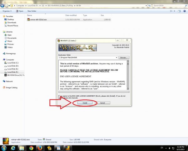 Come installare WinRAR