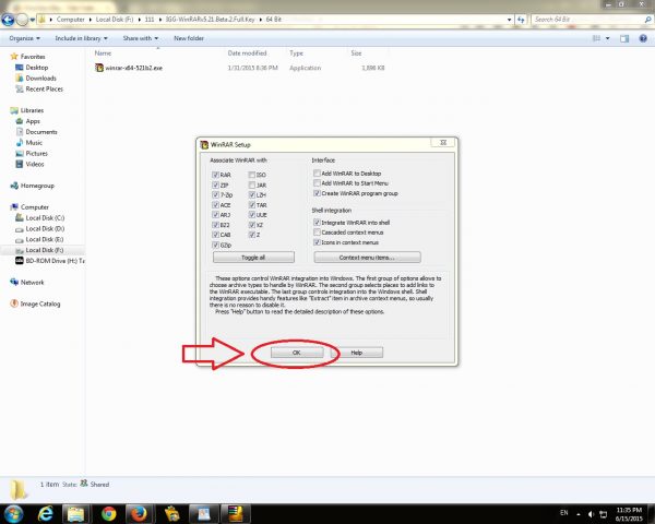 Comment installer WinRAR