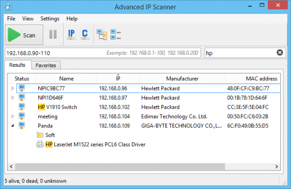 Advanced IP Scanner To See Who's on Your Wifi