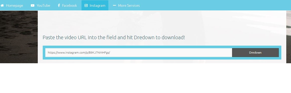 DreDown download instagram videos