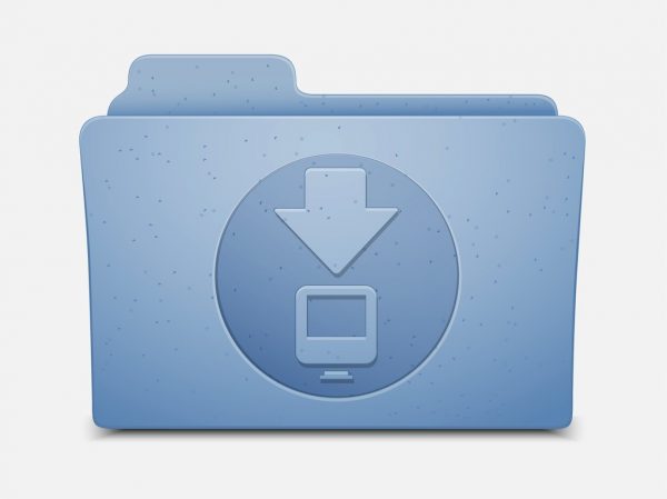 can i delete files in download folder mac