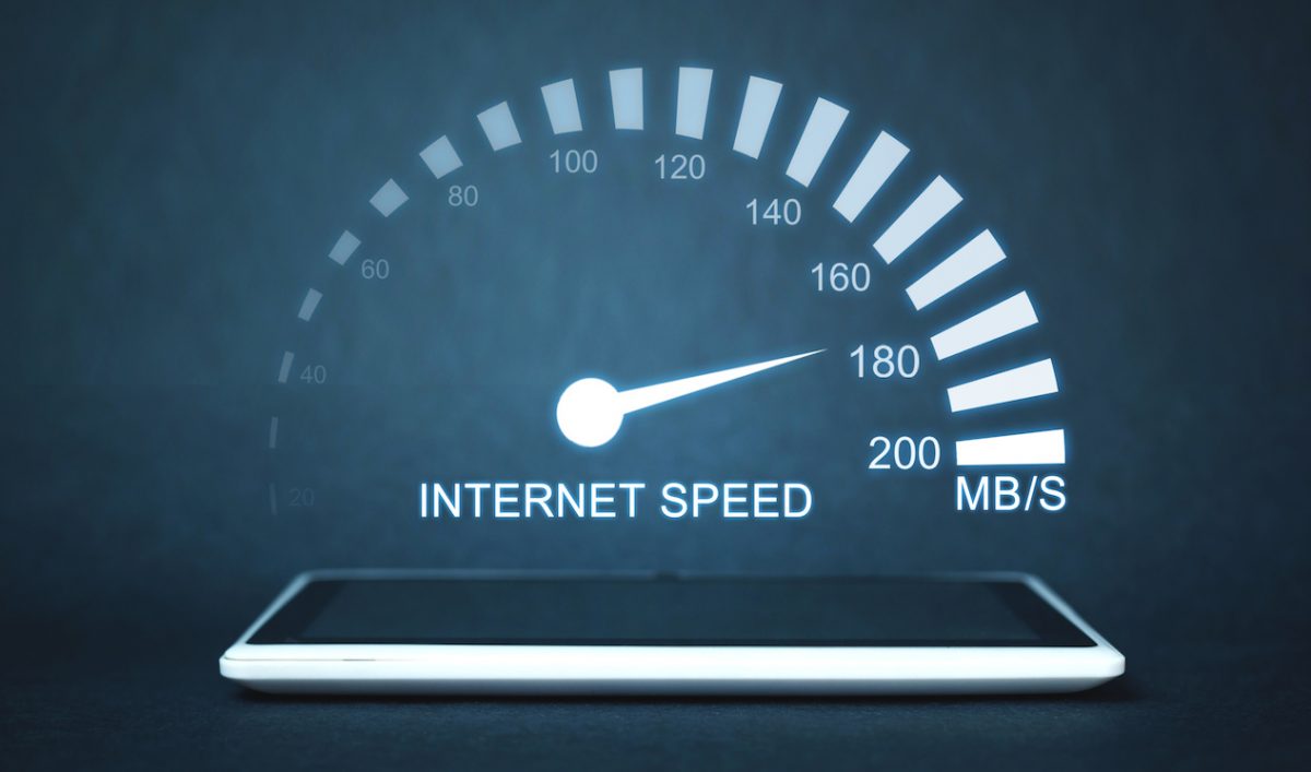 internet speed test stops all other apps