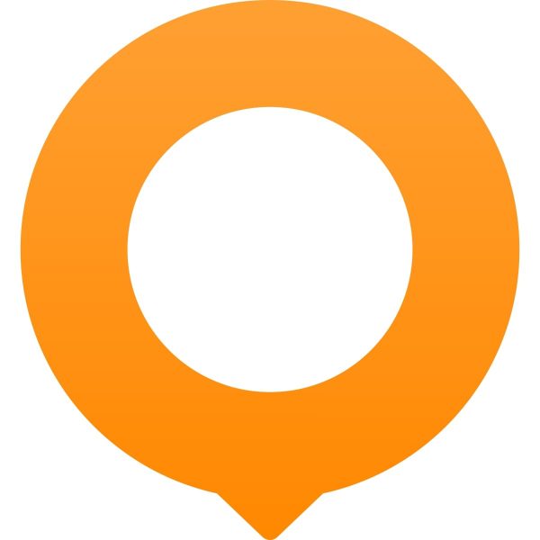 The official logo of the OsmAnd navigation app.