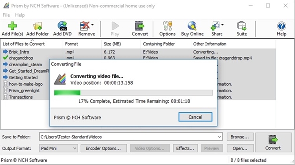 Prism video converter