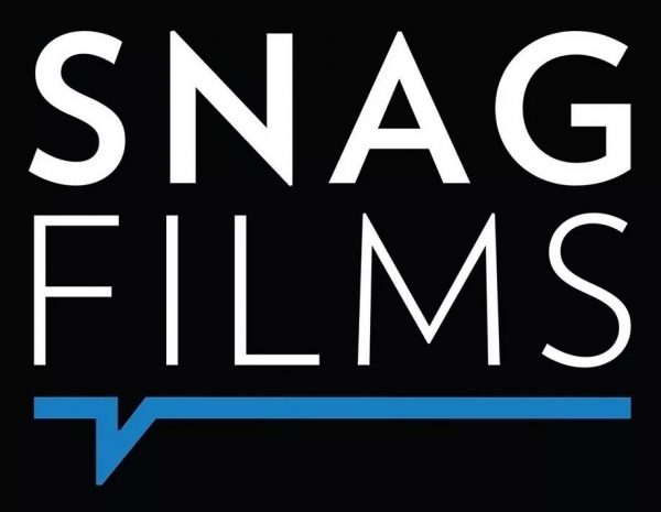 The logo for the SnagFilms streaming app.