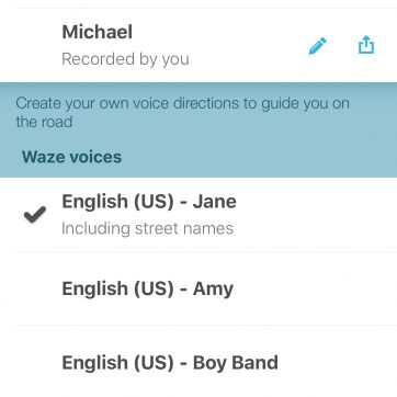 free voices for waze