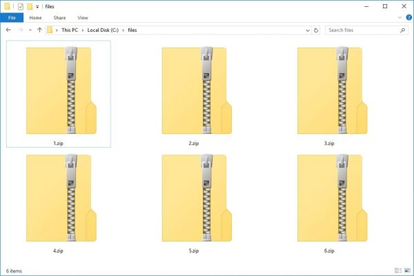 zip files