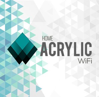 acrylic wifi pro magnet