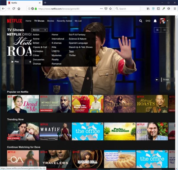 movies on netflix by genre