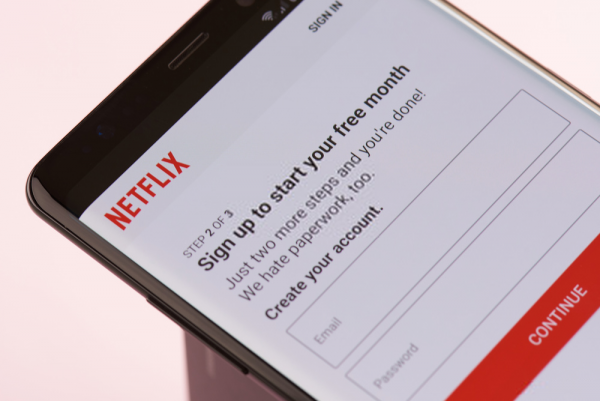 Netflix official sign up website for a free trial.