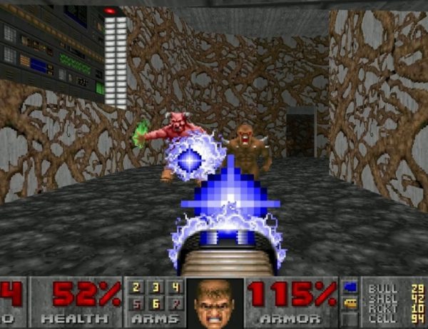 Doom, a classic FPS game made available for Flash.