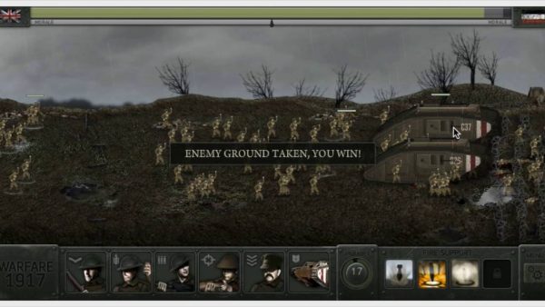 Warfare 1917, a real-time strategy flash game.