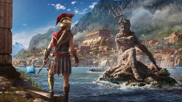 Assassin’s Creed Odyssey, one of the many games playable on Google Stadia.