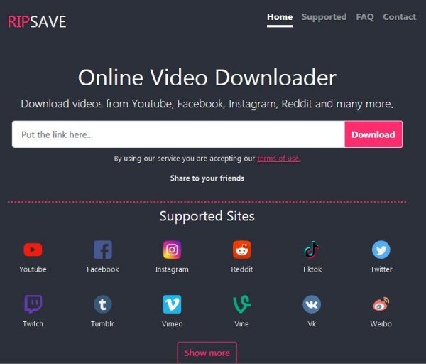 how to download videos from reddit by using ripsave