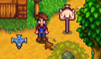 OneSprinklerOneScarecrow Stardew Valley Mods