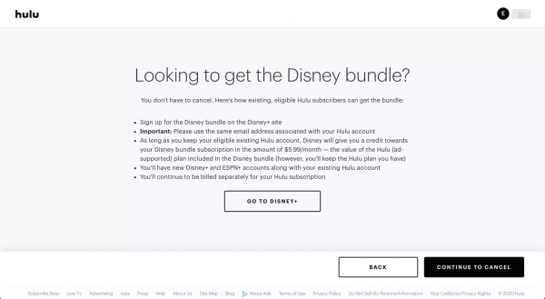 See if you like Hulu’s offer before cancelling your subscription.