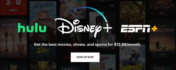 Sign up to all three services at a discount with Disney Bundle.