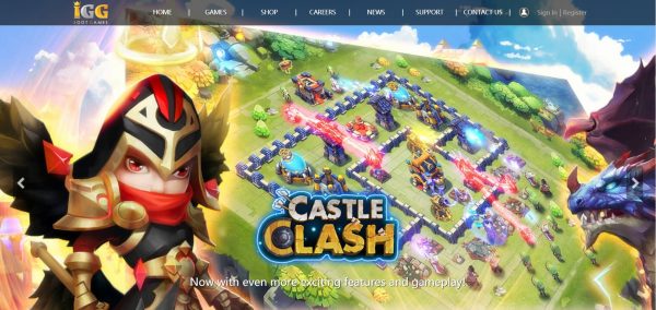 IGG, a game download site for both PC and mobile.