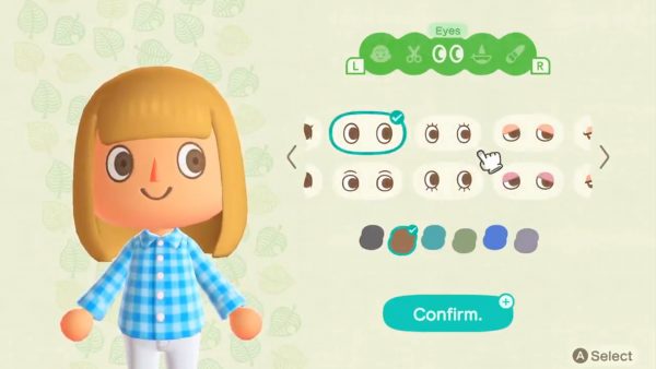 Animal Crossing Customizing Character