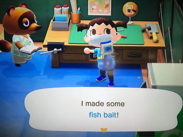 Animal Crossing Making Fish Bait