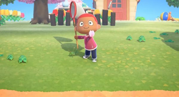 Animal Crossing Catching Cherry Blossom Petals