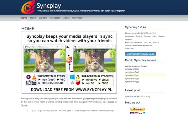 syncplay server setup