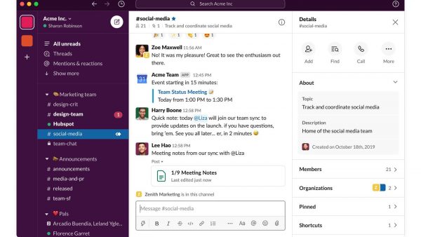 Best Productivity App: Slack