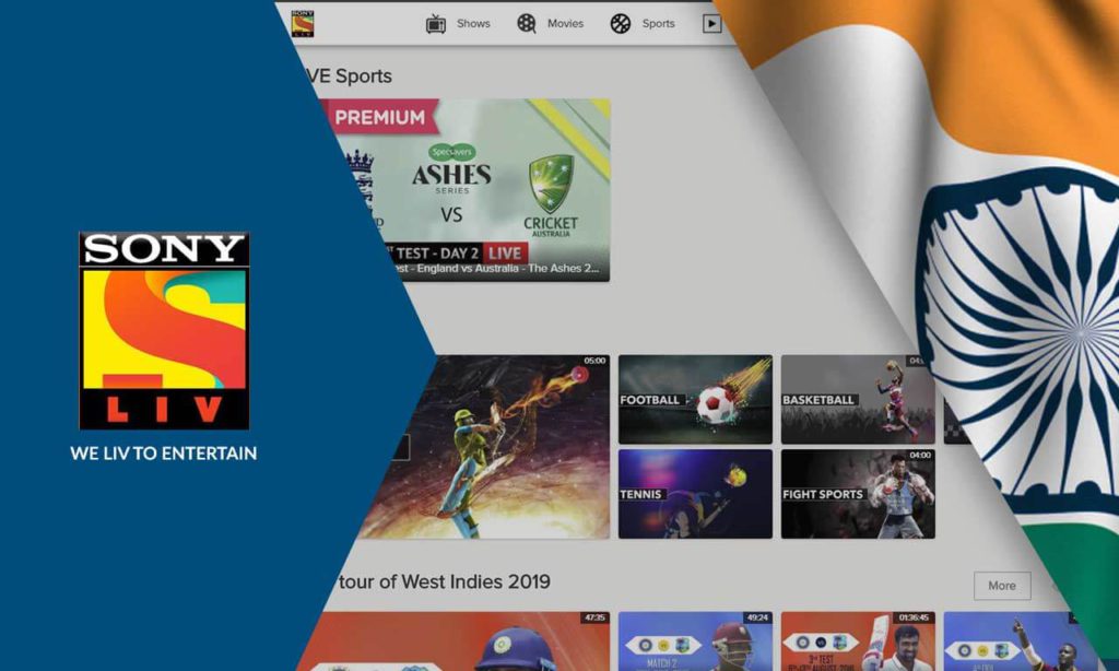 sony sports live streaming free