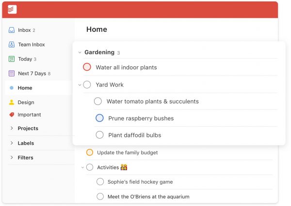 getting things done with todoist