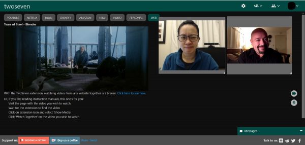 How to Watch Movies Online with Friends Using TwoSeven