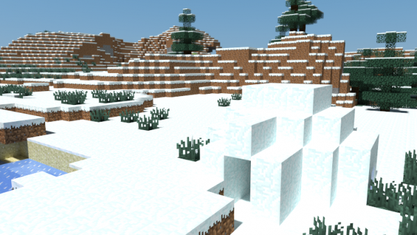 minecraft cheats snow world