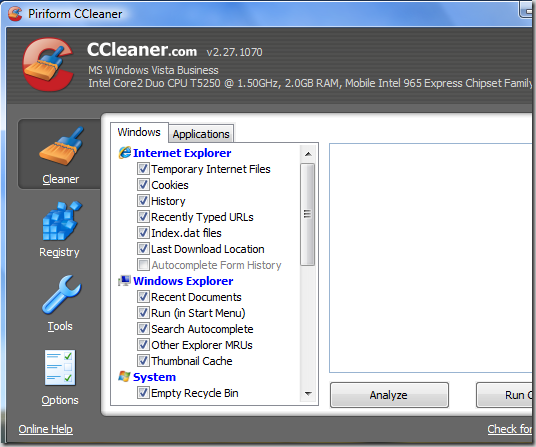 Analyze: How To Clean Your PC Using CCleaner