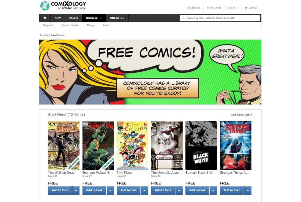 comixology manga free